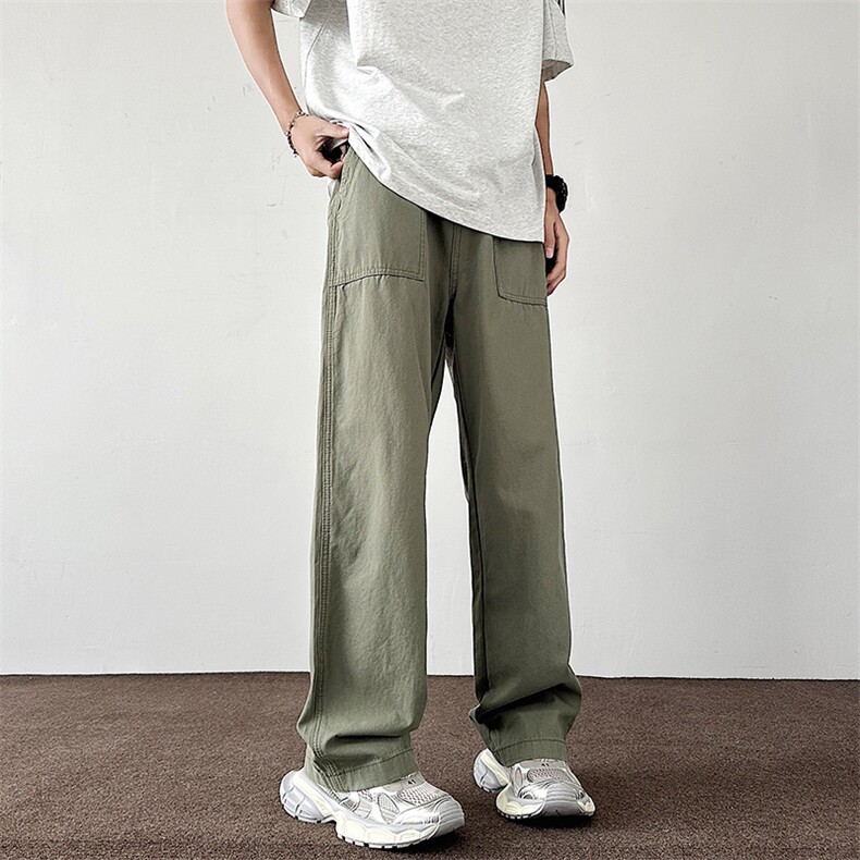 美式工装裤男春夏季潮牌高街宽松直筒阔腿休闲裤K0895-P50,男装休闲裤,星座308B-2