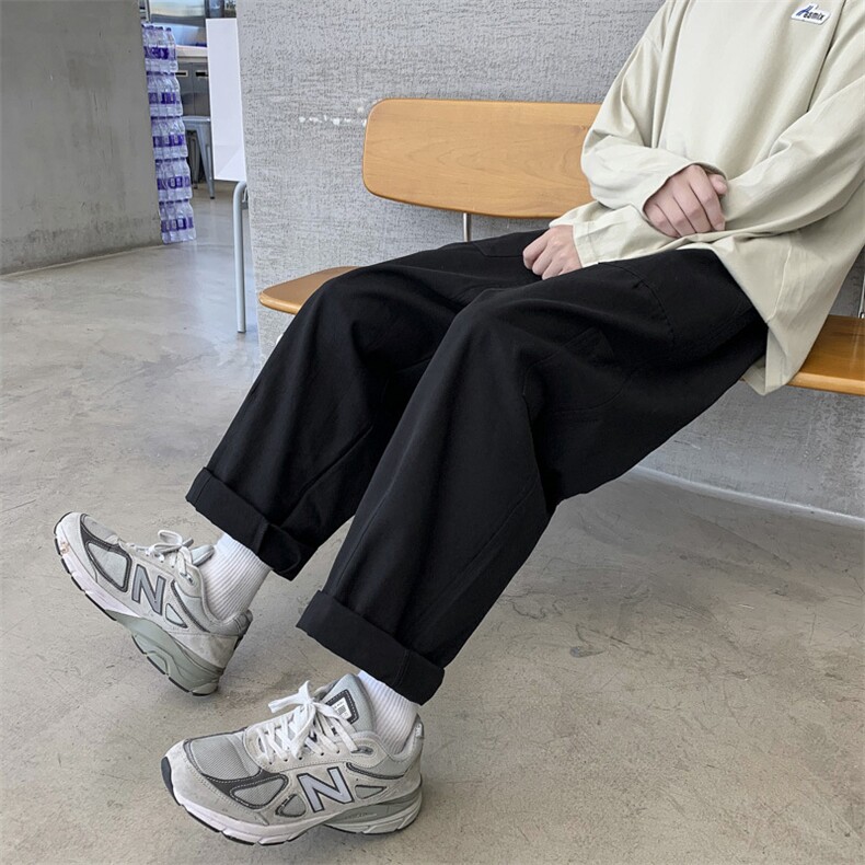 夏季日系复古工装裤男女街头直筒宽松休闲长裤阔腿裤insK6918-P28，男装工装外套，星座1008-2