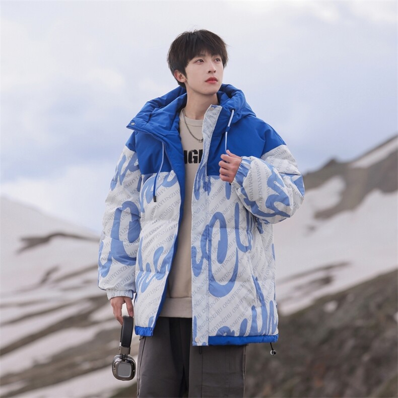 雪景男士冬季保暖防寒90白鸭绒拼接羽绒服外套A406Y7719P225,男装羽绒服,星座309（原A406）