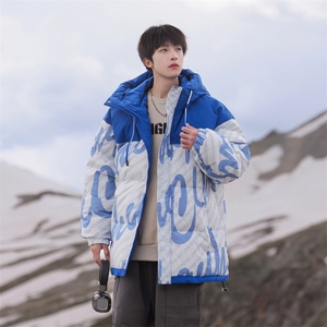 雪景男士冬季保暖防寒90白鸭绒拼接羽绒服外套A406 Y7719  P225图片