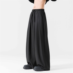 现货~秋季新款宽松版风无影墙休闲长裤阔腿裤男女K61-P68控89图片