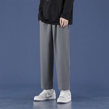 加绒2021运动休闲直筒潮流百搭九分裤柔顺抗皱1216-P20加绒批25，男装休闲裤，星座718-1