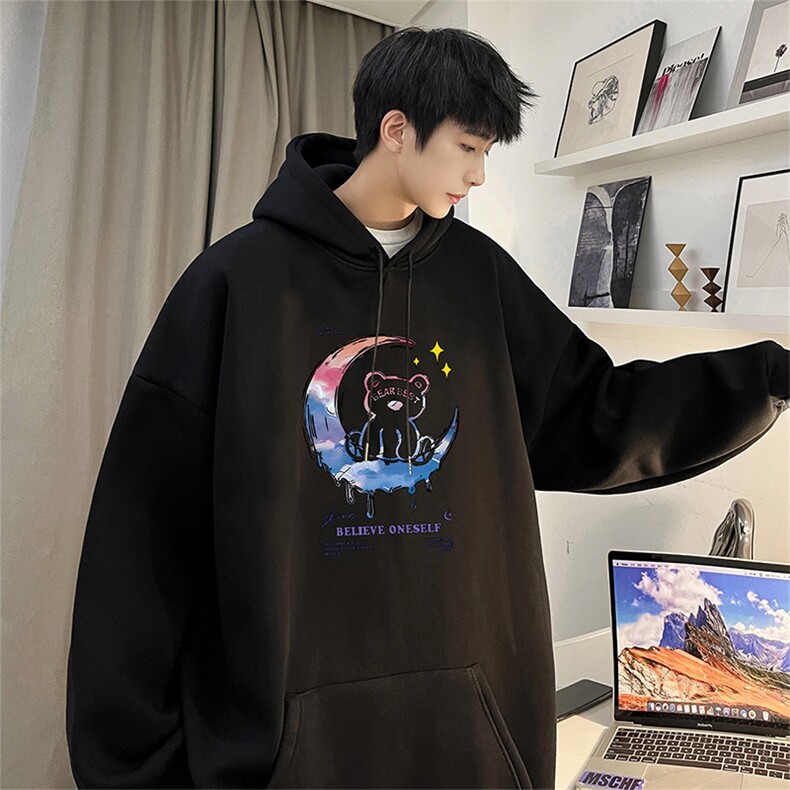 抖音得物供货可提供视频2024春季新款重磅美式卫衣DL1818,男装卫衣,电商A486