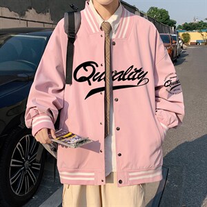 ！2023春季新款男士潮牌棒球服夹克情侣百搭上衣外套JK507P65，男装夹克，电商B220