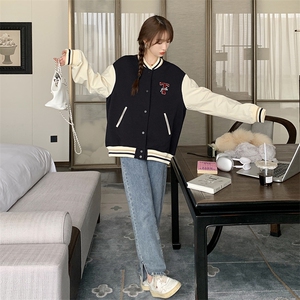 2023年秋季新款拼接棒球服外套82385-P130-K178图片