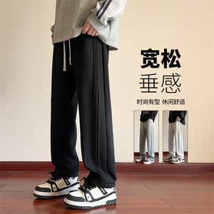 ！2025夏季新款男士华棉卫裤情侣直筒运动裤WK2042特P40