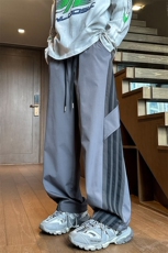 2025春季新款内景大码美式织带冲锋裤M-5XHK24681-特P35，男装休闲裤，电商A022