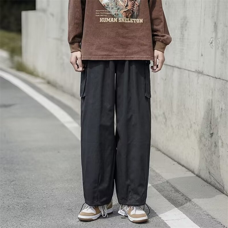 男秋季新款港风休闲裤A901P38图片
