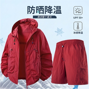 夏季新款轻薄透气防晒衣冰丝连帽宽松运动上衣JH2390-P62图片