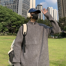 针织衫开衫男女韩版潮流宽松百搭保暖2024冬季ins毛衣MZ574-P52，男装针织衫/毛衣，星座412-2