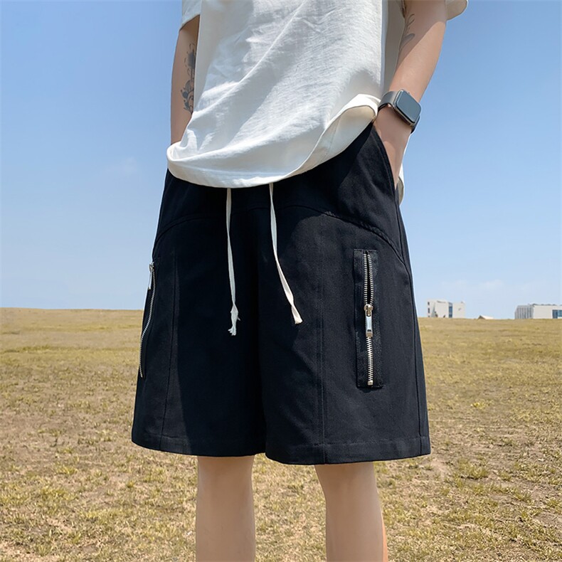 抖音品质2023夏季男士五分休闲时尚潮流短裤XD22948-P40,男装休闲裤,电商A042