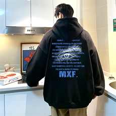 抖音供货、重磅360克现货字母印花连帽卫衣HD019-1-LMWY4486-P35，男装卫衣，电商019-1
