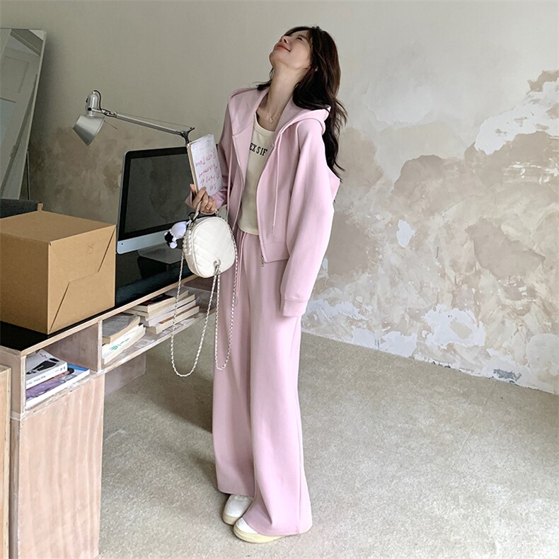 现货！春季运动套装卫衣女新款休闲裤小个子外套8697-P165-K238,女装套装/套裙,2B222