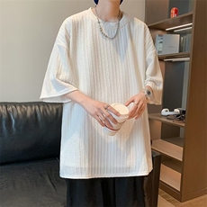 男青春流行潮流短袖标准T恤夏季潮圆领城市风貌Y213P28，男装T恤，星座1116-2