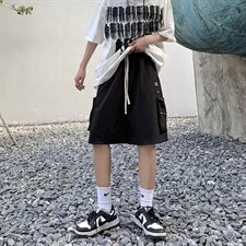 短裤男夏季薄款五分裤外穿篮球速干休闲运动D1009P28图片