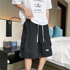夏季工装短裤男薄款宽松直筒百搭休闲裤多口袋五分裤K4121-P30，男装休闲裤，星座512-2
