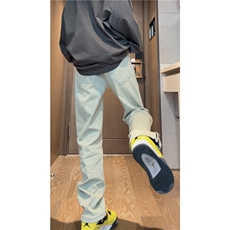 高街复古水洗微喇小众裤脚拉链设计牛仔裤B315-K23204-P55控68，男装牛仔裤，电商B315
