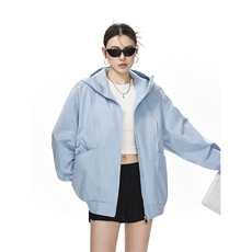 可二开拉链装饰解构大码M-5XL夹克女聚酯纤维JK78092P69控108，男装夹克，星座227-7