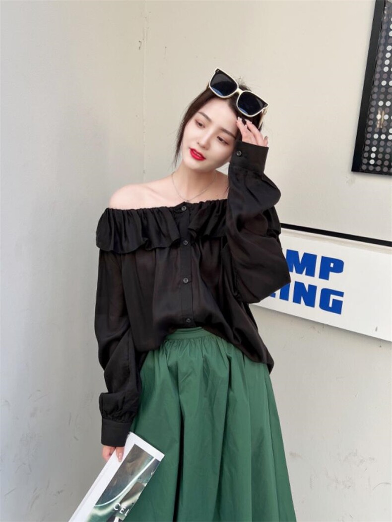 露肩衬衣，其它，nice 奈思