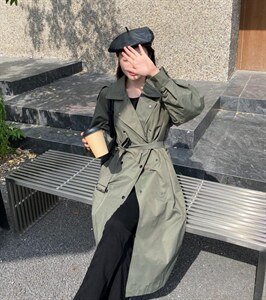 香丽迪秋装新款风衣外套,女装风衣,香丽迪1