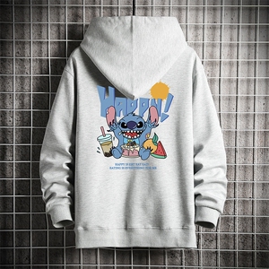 KS21077-P38连帽开衫卫衣男运动外套大码班服网格挂拍