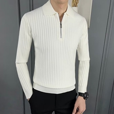 PRICH时髦短袖绞花polo针织衫2025夏季新款宽松上衣套头毛衣女，男装针织衫/毛衣，星座218-8