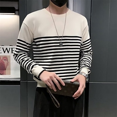 美式街头设计感圆领毛衣男慵懒风休闲针织衫M807P42，男装针织衫/毛衣，星座1116-2