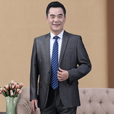 890/P205爸爸西装春秋西服中年人西装套装礼服老人大码西装西裤男，男装西服套装，星座1216（原钱塘722）