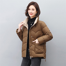 2023年秋冬季新款潮棉衣棉服女宽松显瘦韩版休闲百搭棉袄外套女冬，女装棉衣/棉服，简韵佳