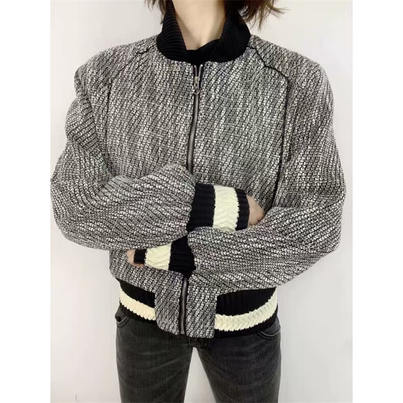 男廓形夹克加厚保暖棉服个性美潮外套宽松百搭飞行服HHT159P84,男装夹克,星座1013-5