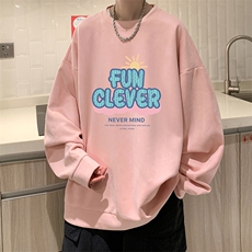 麂皮绒卫衣男大码重磅长袖t恤男JW81377-P35，男装卫衣，电商A040