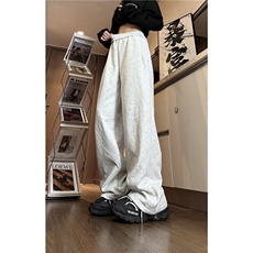 抖音品质冬季新款加厚羊羔绒宽松休闲卫裤B315-K858JR-特p40控78，男装休闲裤，电商B315