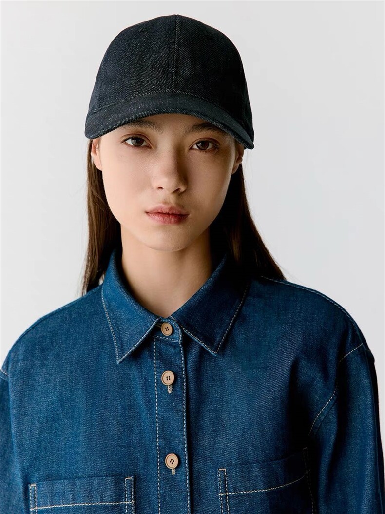 2025年秋季宽松型休闲长袖女装春季轻薄棉弹牛仔长袖衬衫,女装衬衫,泰合衣坊