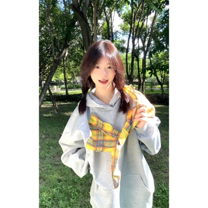 【有货】WY904CC-特P48 设计感蝴蝶结连帽卫衣 男女同款图片