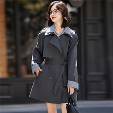 2025新款秋装风衣时尚潮流百搭短款风衣，女装风衣，姿萝菲