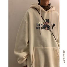 HDT1497-TP55控价78冬季新款重磅加绒美式ins潮流印花卫衣男，男装卫衣，电商A102-1