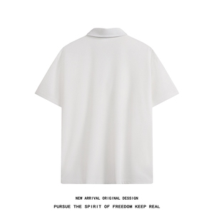 PL9001-P20大量库存高品质短袖男polo衫衬衫领t恤美式NBL五分袖图片
