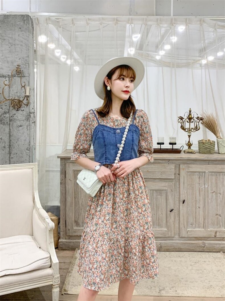 两件套马甲背心连衣裙，女装马夹，雨恋依香