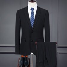 长年主推款！休闲商务正装西服套装中年工作服爸爸婚礼套装西服，男装西服套装，星座1216（原钱塘722）