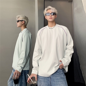 简约机能风运动T恤男女透气 抗菌发热户外骑行衣服8510-P30图片
