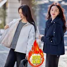 现货秒发2025冬装新款加厚保暖韩版休闲派克服棉衣棉服外套，女装派克服，星宇服饰