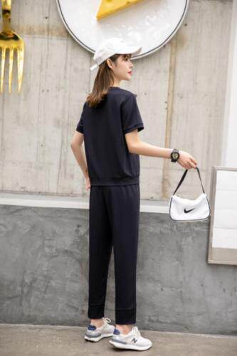 现货供应：爱心休闲套装M一XXL，女装套装/套裙，拉思维加丝