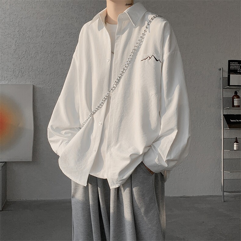 CS1121-特批28控58秋季新款冰丝面料长袖衬衫防晒透气衬衫,男装防晒衣,电商A059