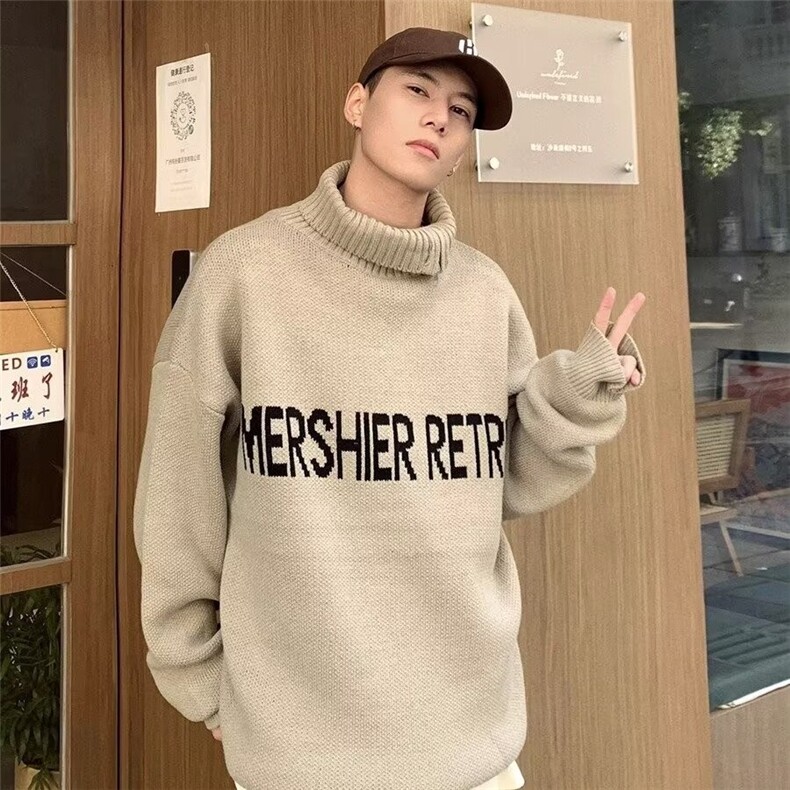 纯色翻领夹克工装男生2025新款春秋季外套上衣百搭宽松简约休闲图片