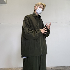 套装男韩版潮流防晒衣帅薄款2023夏季新款ins宽松五分裤W4883-P53，男装休闲套装，星座412-2