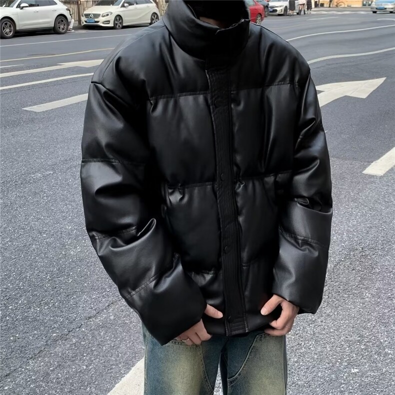冬装2023男款时尚款棉服棉衣立领冬季男士宽松潮ins外套MF083-P93,男装棉衣,星座412-3