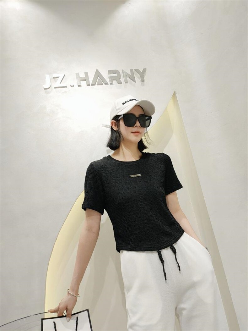 【现货】【2022】【夏装新品】9538短袖T恤，女装T恤，俊泽.哈妮