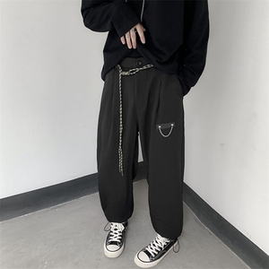 夏季薄款dk制服垂感西裤男男裤子韩版潮流冰丝休闲裤 K3651-P35图片