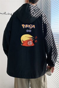 ！春秋新款港风休闲连帽夹克男宽松外套男装DJK257-P45