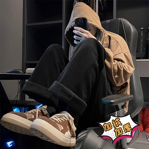 冬季裤加绒加厚羊羔绒卫裤运动男大码宽松  1008特批35加绒特批43图片